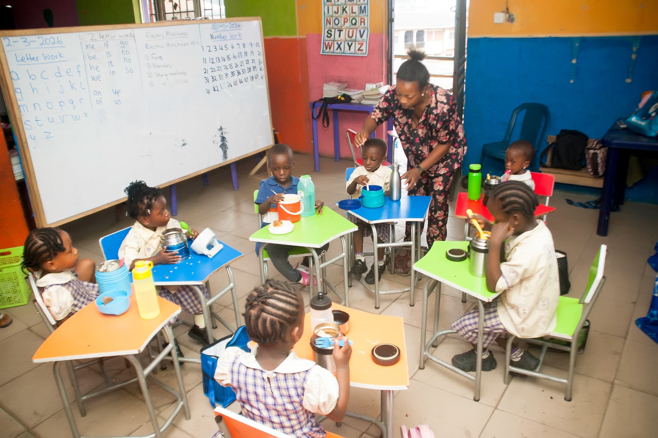Nursery Class Lunchtime