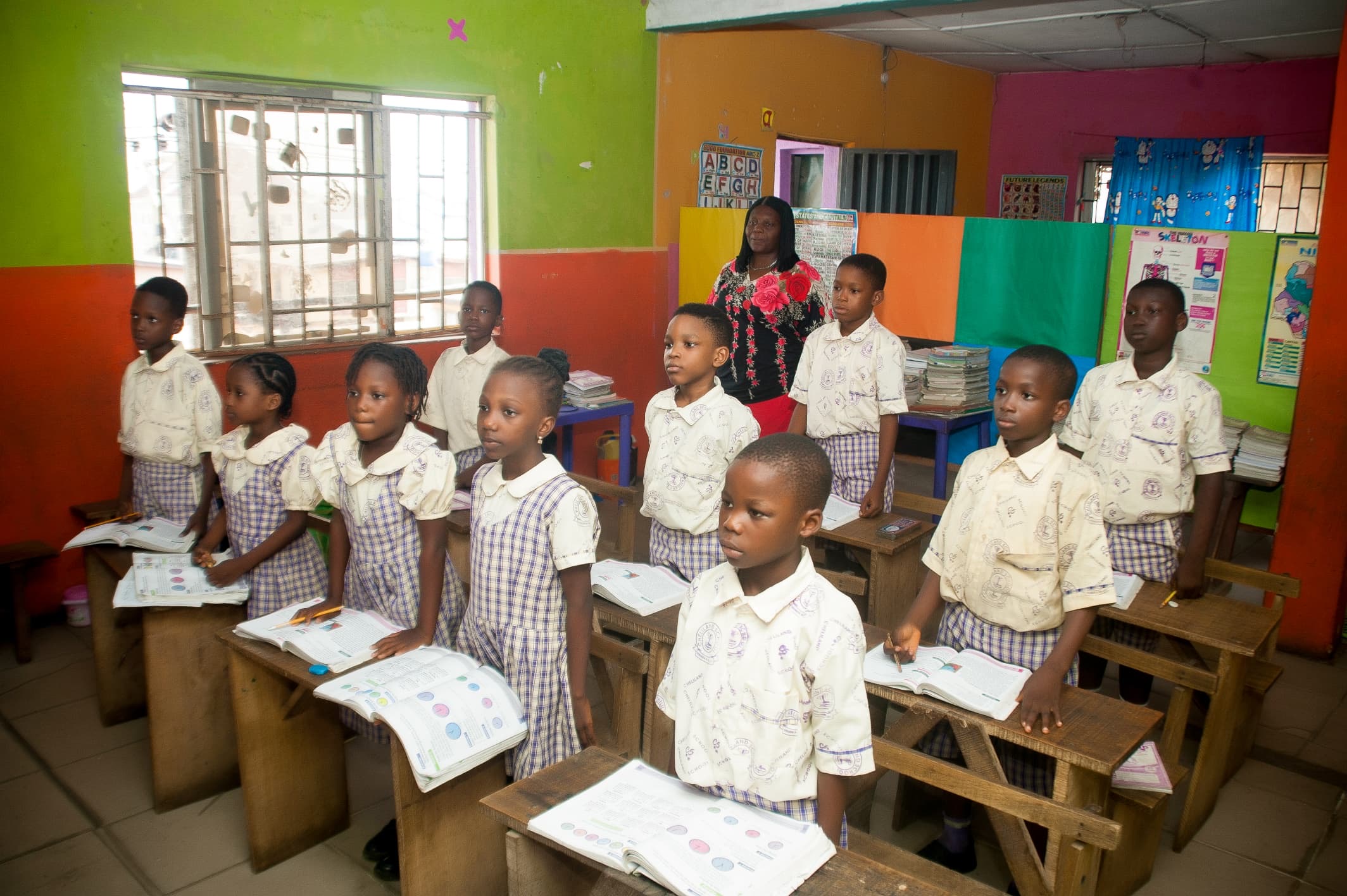 Class Standing Attention