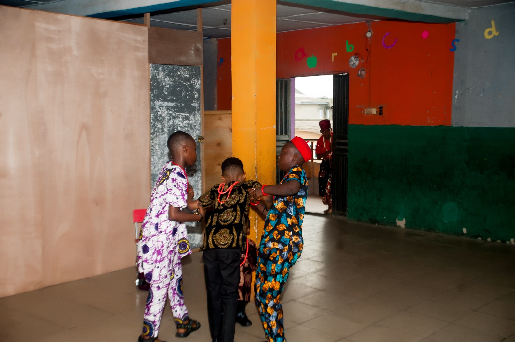 Students Working