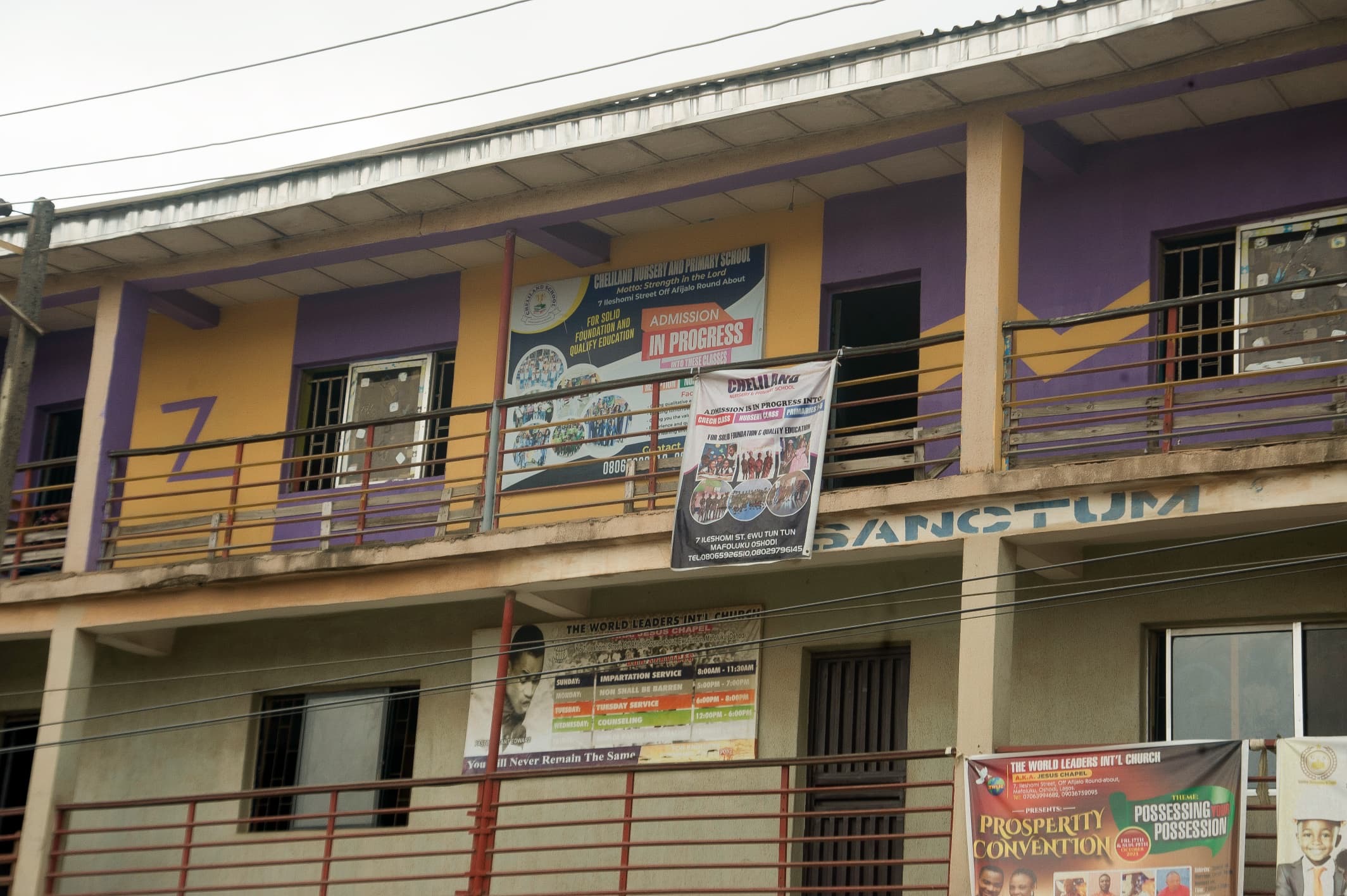 Cheliland School Front View